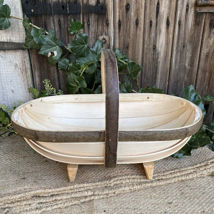 Luxury Authentic Oval Sussex Garden Trug (Large No.6) (Imperfect)