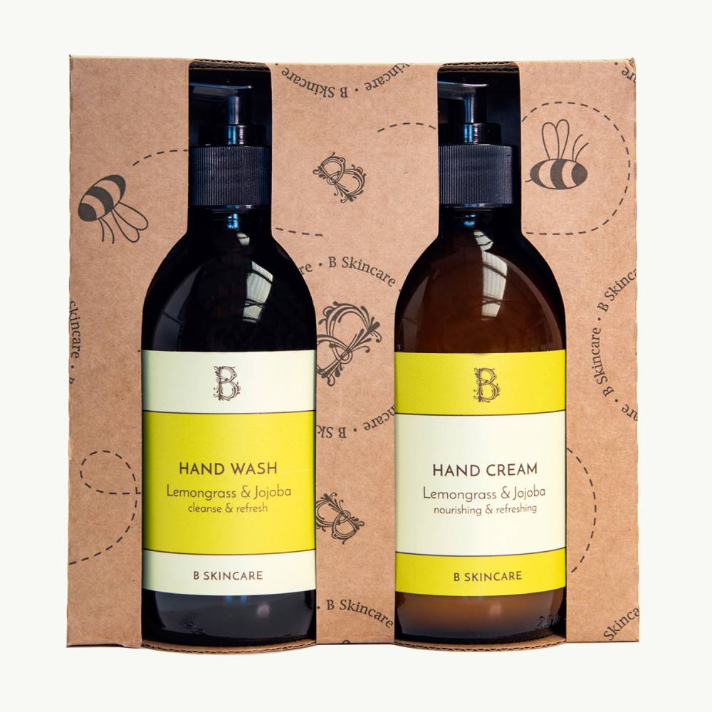 B Skincare Hand Care Gift Box - Lemongrass and Jojoba