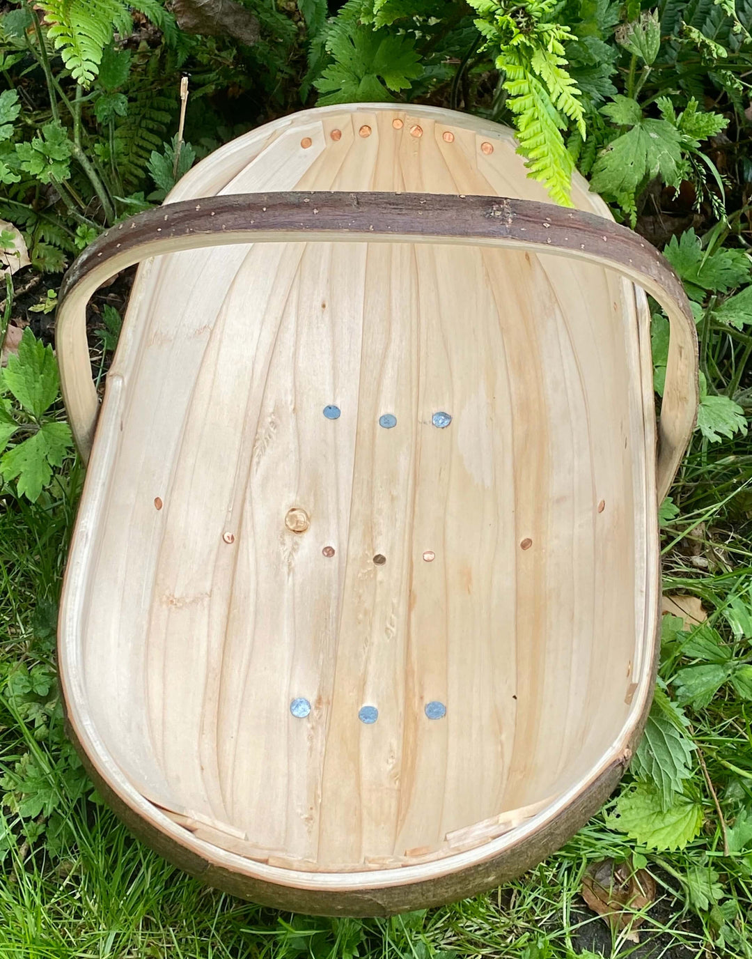 Luxury Handmade Authentic Oval Garden Sussex Trugs (Large No.6) - The Cottage Gardener