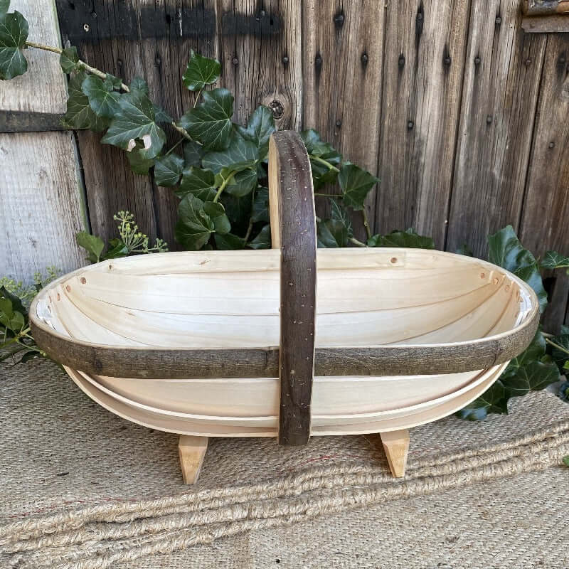 Luxury Authentic Oval Sussex Garden Trug (Large No.6)
