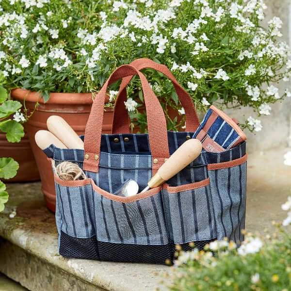 Sophie Conran Navy Stripe Gardening Tool Bag