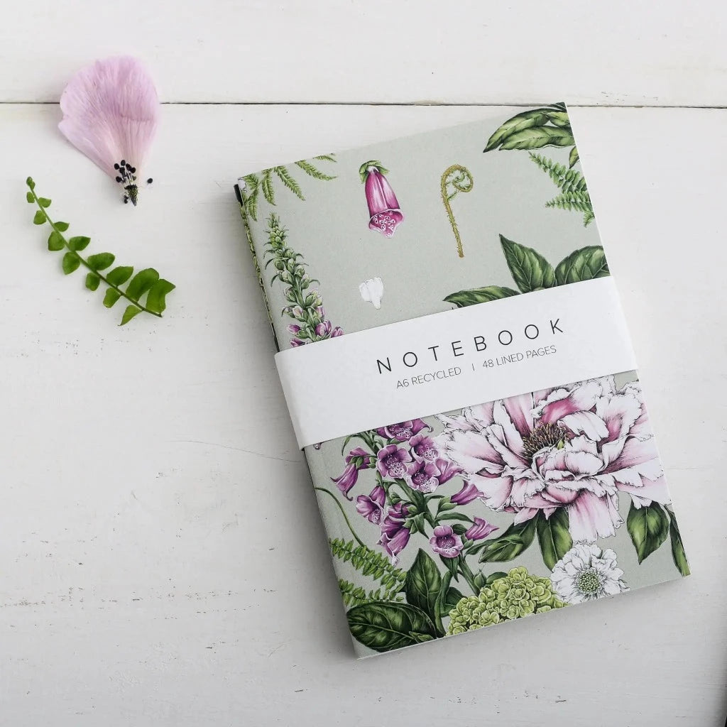 Summer Garden A6 Notebook Set (Pack of 3)