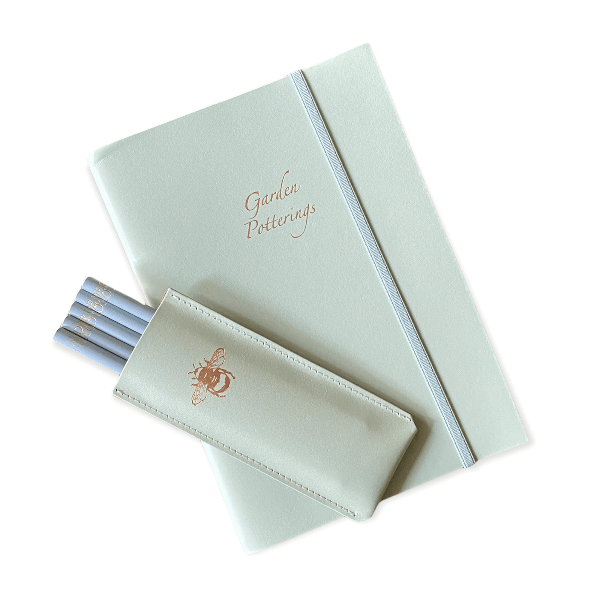 Leather Bee Pencil Set - Peppermint
